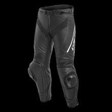 Carregar imagem no visualizador da galeria, Dainese Delta 3 Perforated Leather Pants Black/White Size - 58