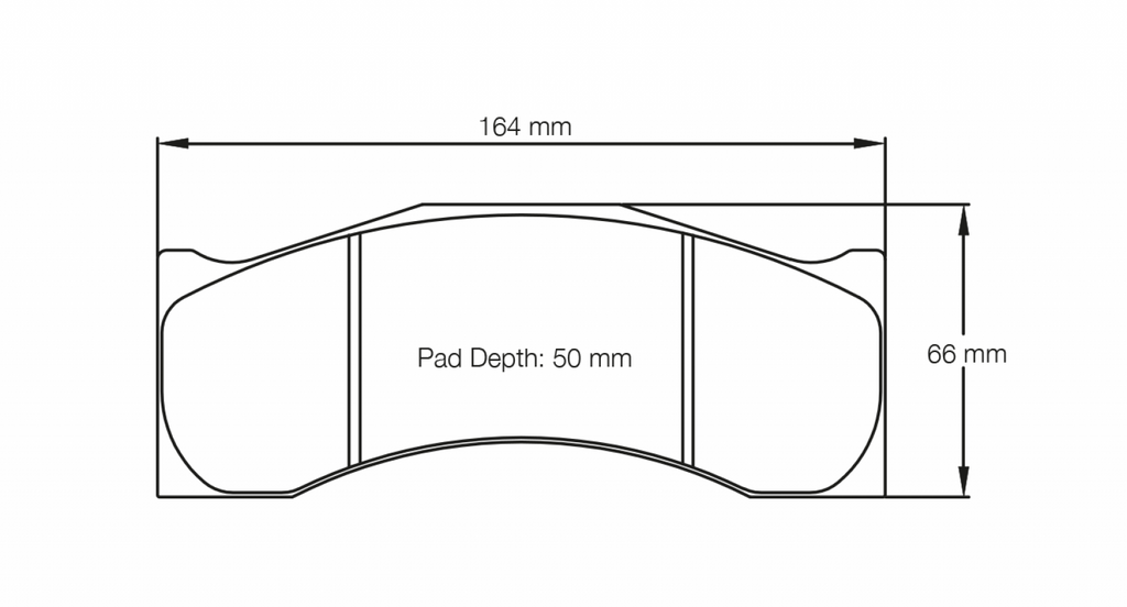Pagid Racing 8044 RST1 Compound Brake Pads