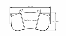 Carregar imagem no visualizador da galeria, Pagid Racing 2564 RSL1 Compound Brake Pads
