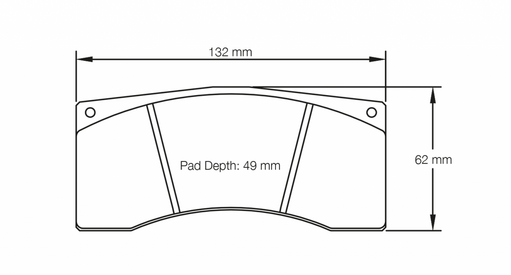 Pagid Racing 1607 RSL29 Compound Brake Pads