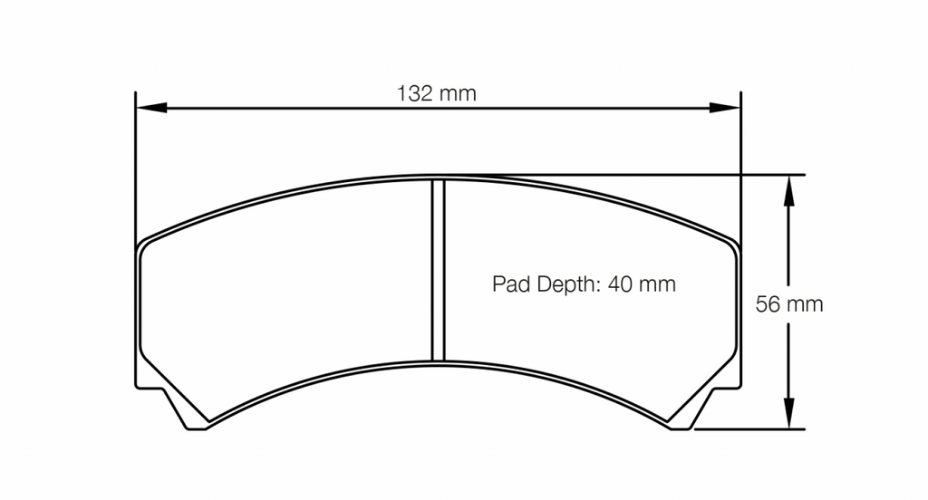Pagid Racing 8237 RSL1 Compound Brake Pads