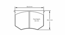 Carregar imagem no visualizador da galeria, Pagid Racing 4508 RSH29E Compound Brake Pads