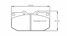 Load image into Gallery viewer, Pagid Racing 1406 RSL29 Compound Brake Pads