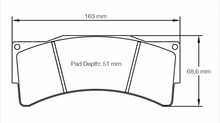 Load image into Gallery viewer, Pagid Racing 8233 RST1 Compound Brake Pads