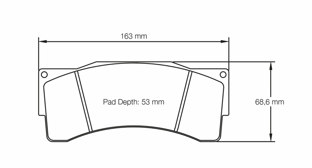 Pagid Racing 8222 RST1 Compound Brake Pads