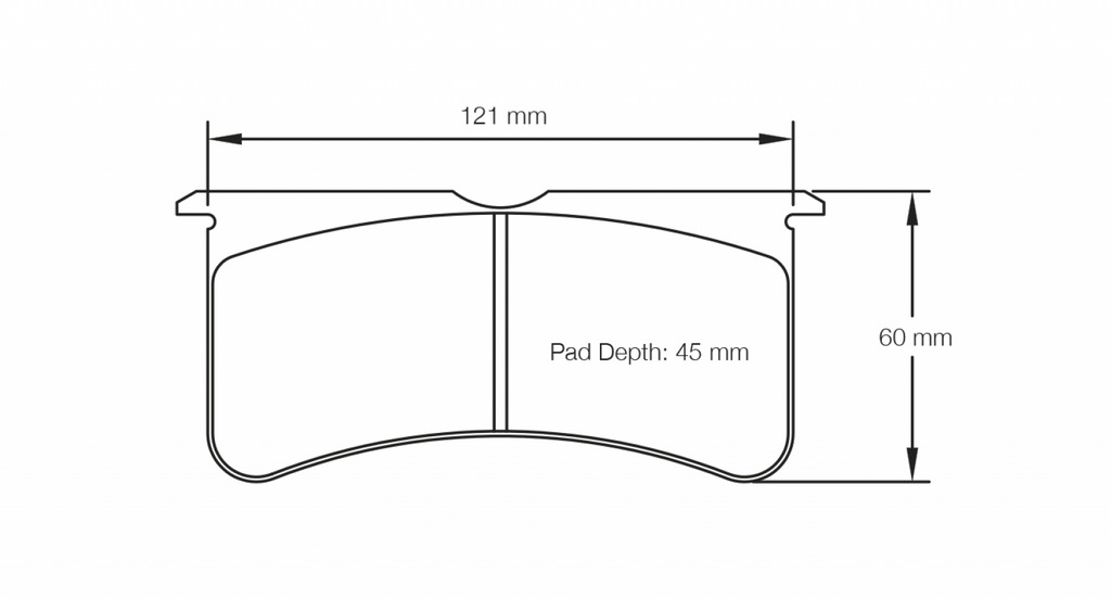Pagid Racing 8195 RST3 Compound Brake Pads