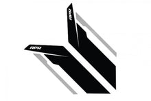 Load image into Gallery viewer, APR Sideburns - Black APR / Silver Stripe