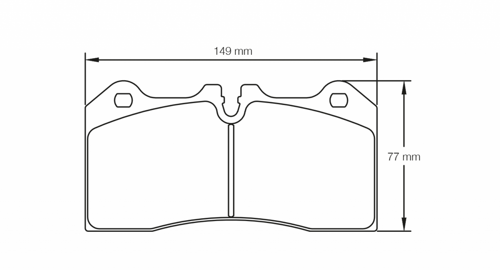 Pagid Racing 8187 RSC2 Compound Brake Pads