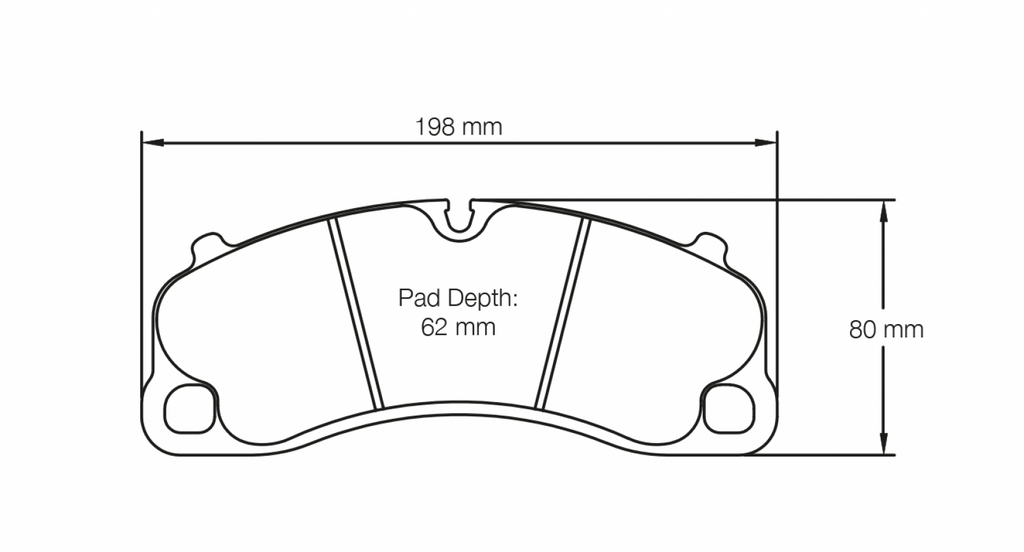 Pagid Porsche 991 911 Speedster, GT3/RS, Turbo, Cayman GT4 RST1 Front Brake Pads