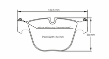 Carregar imagem no visualizador da galeria, Pagid BMW M-series Brembo BBK Front Brake Pads
