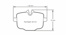 Load image into Gallery viewer, Pagid Racing 4932 RSC2 Compound Brake Pads