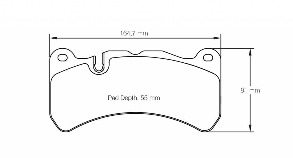 Pagid Racing 8005 RSL1 Compound Brake Pads