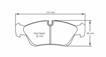 Carregar imagem no visualizador da galeria, Pagid BMW E36/E46 318is - 325i Front Brake Pads