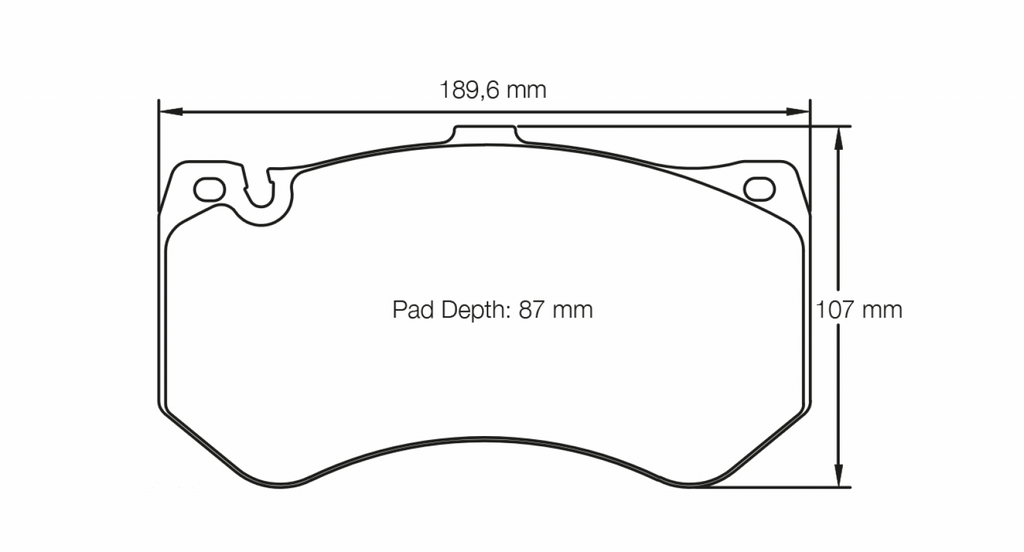 Pagid Racing 8088 RSC3 Compound Brake Pads