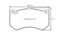 Load image into Gallery viewer, Pagid Racing 8088 RSC3 Compound Brake Pads