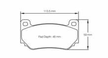 Carregar imagem no visualizador da galeria, Pagid Racing 4349 RST3 Compound Brake Pads