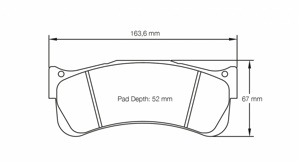 Pagid Racing 2488 RST3 Compound Brake Pads