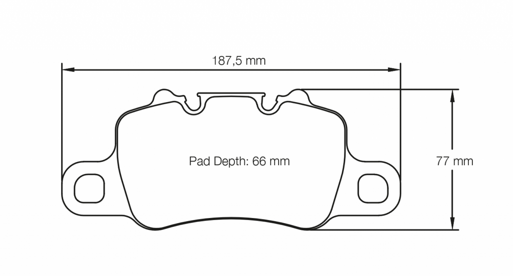 Pagid Porsche 991 911 GT3, GT3-RS, Turbo, Speedster & Cayman GT4 RSL29 Rear Brake Pads