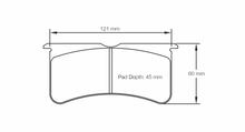 Load image into Gallery viewer, Pagid Racing 2555 RST3 Compound Brake Pads