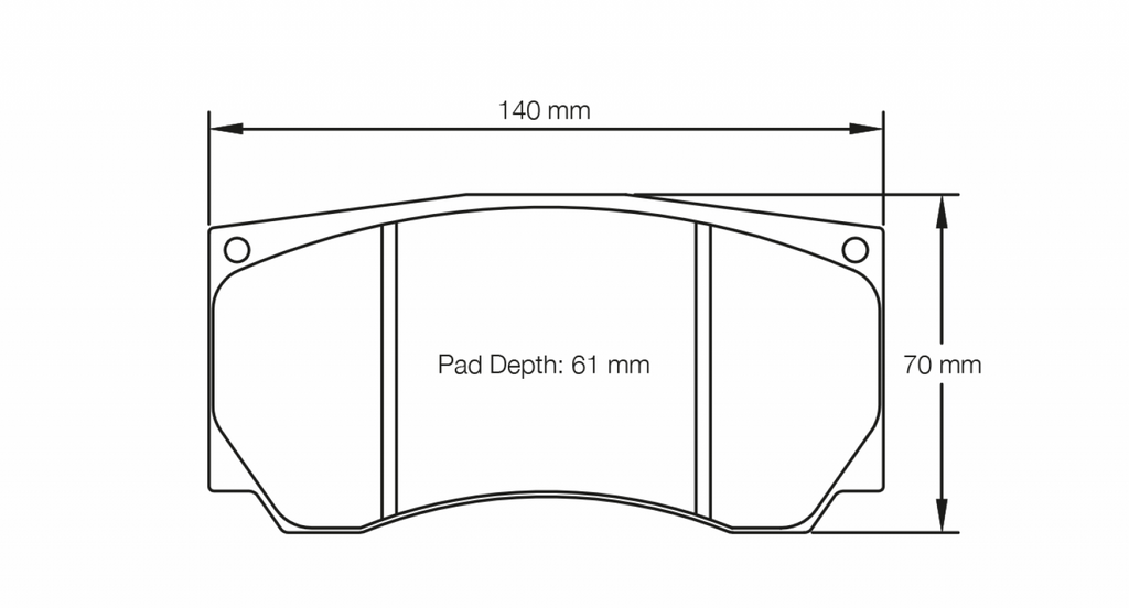 Pagid Racing 8033 RSL29 Compound Brake Pads