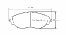 Carregar imagem no visualizador da galeria, Pagid Racing 8201 RSL29 Compound Brake Pads