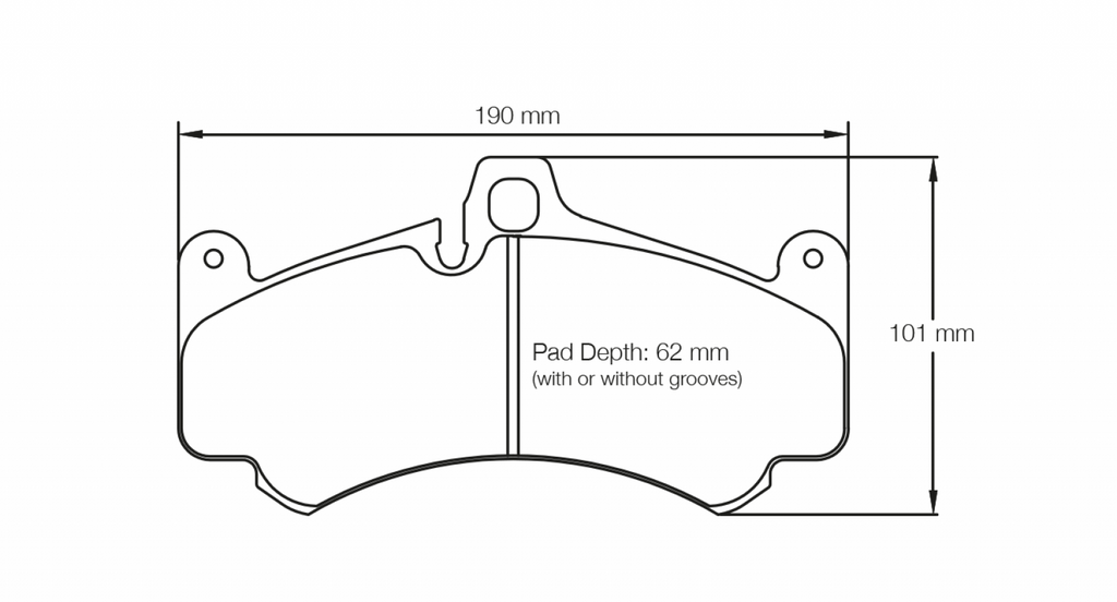 Pagid Racing 8004 RST1 Compound Brake Pads
