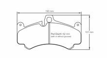 Load image into Gallery viewer, Pagid Racing 8004 RST1 Compound Brake Pads