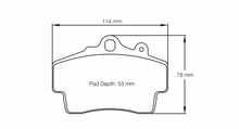 Load image into Gallery viewer, Pagid Racing 2407 RSL1 Compound Brake Pads