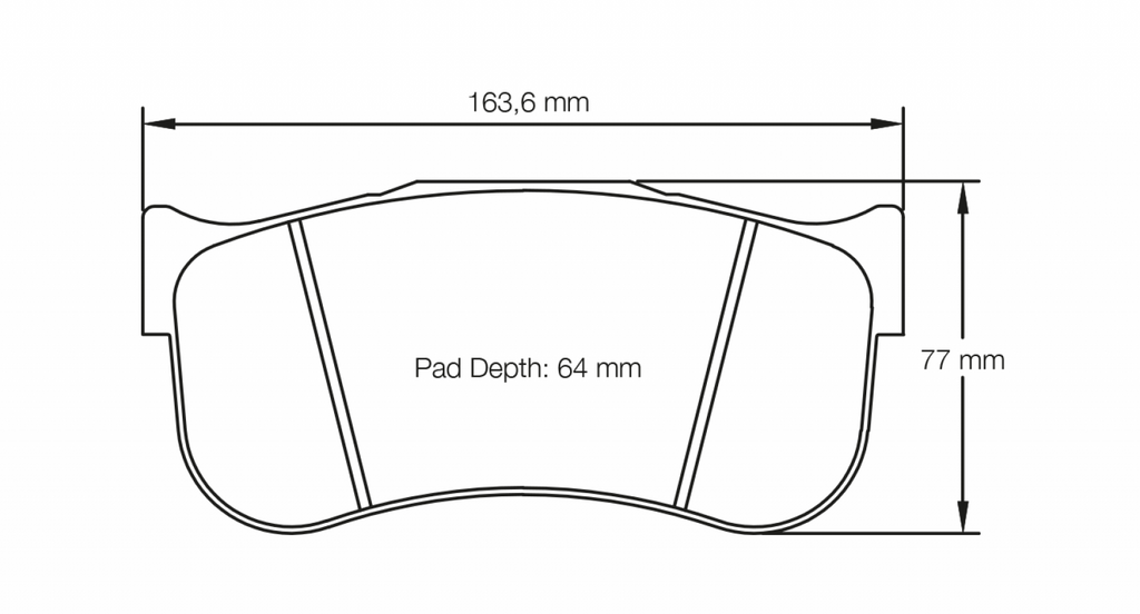 Pagid Racing 8100 RST2 Compound Brake Pads