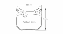 Carregar imagem no visualizador da galeria, Pagid Racing 8085 RSL1 Compound Brake Pads