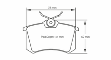 Carregar imagem no visualizador da galeria, Pagid Audi A3 1.8 20V Rear Brake Pads