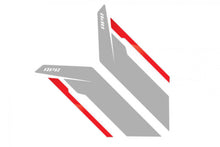 Load image into Gallery viewer, APR Sideburns - Silver APR / Red Stripe