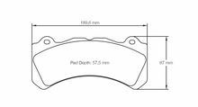 Load image into Gallery viewer, Pagid Racing 8062 RSL1 Compound Brake Pads