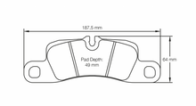 Carregar imagem no visualizador da galeria, Pagid Porsche 991 Carrera, Boxster, Cayenne RSL29 Rear Brake Pads
