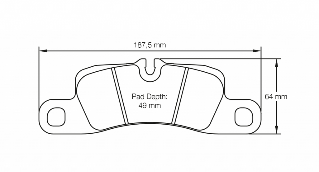 Pagid Racing 4918 RSC3 Compound Brake Pads