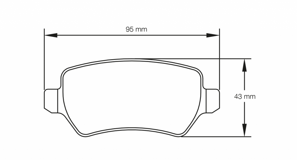 Pagid Racing 8185 RSL1 Compound Brake Pads