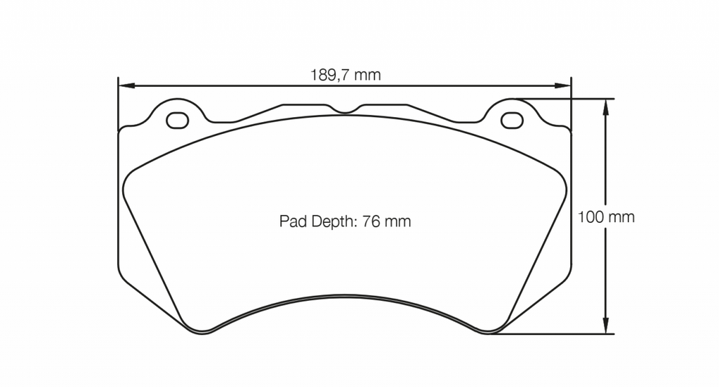 Pagid Racing 8083 RSC2 Compound Brake Pads