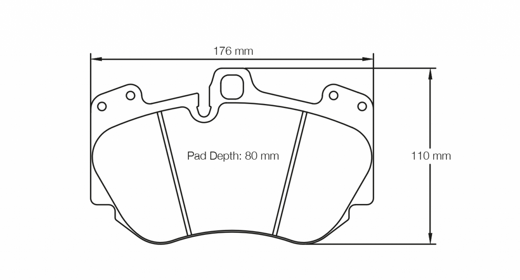 Pagid Racing 4907 RSC1 Compound Brake Pads
