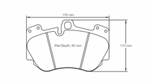 Load image into Gallery viewer, Pagid Racing 4907 RSC1 Compound Brake Pads