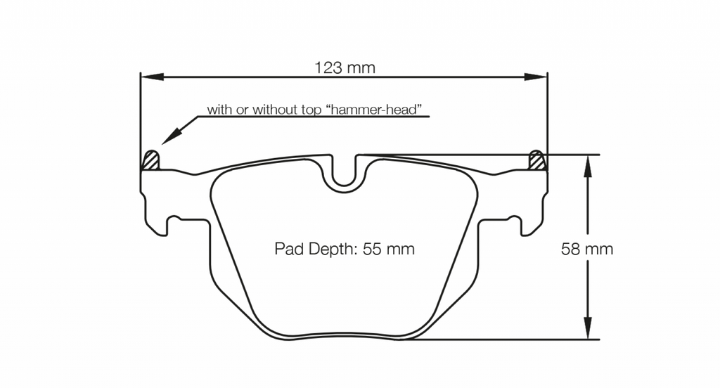 Pagid Racing 8051 RSL1 Compound Brake Pads