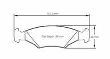 Load image into Gallery viewer, Pagid Racing 4823 RS42 Compound Brake Pads