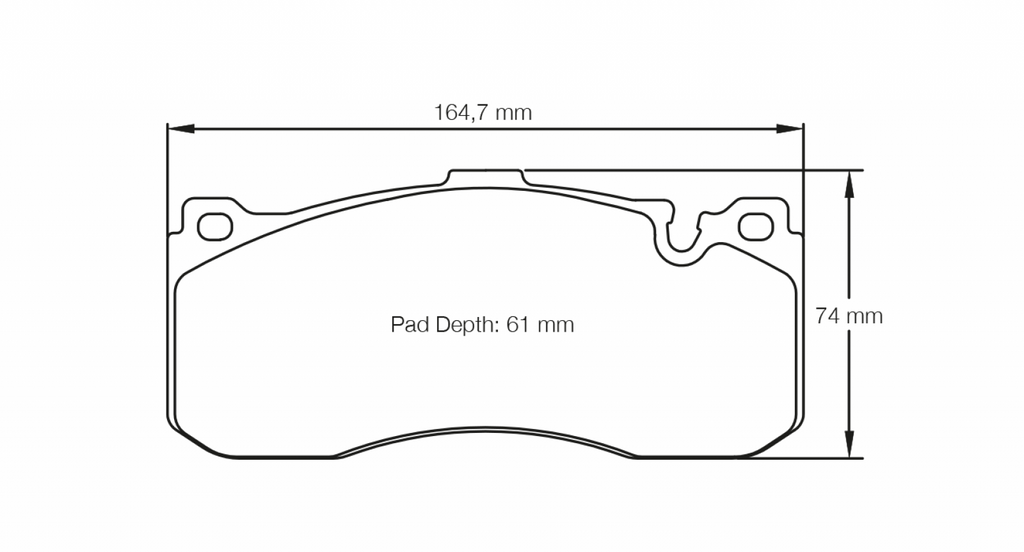 Pagid Racing 8084 RSL1 Compound Brake Pads