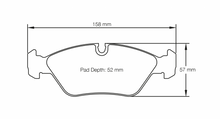 Carregar imagem no visualizador da galeria, Pagid Racing M3 [E30] EVO I &amp; II RSL29 Front Brake Pads