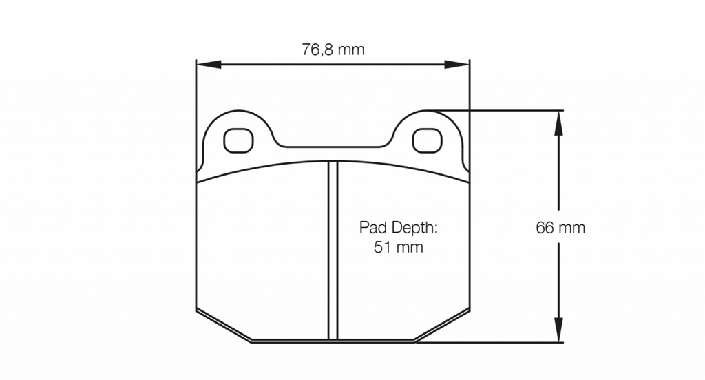Pagid Racing 2593 RS14 Compound Brake Pads