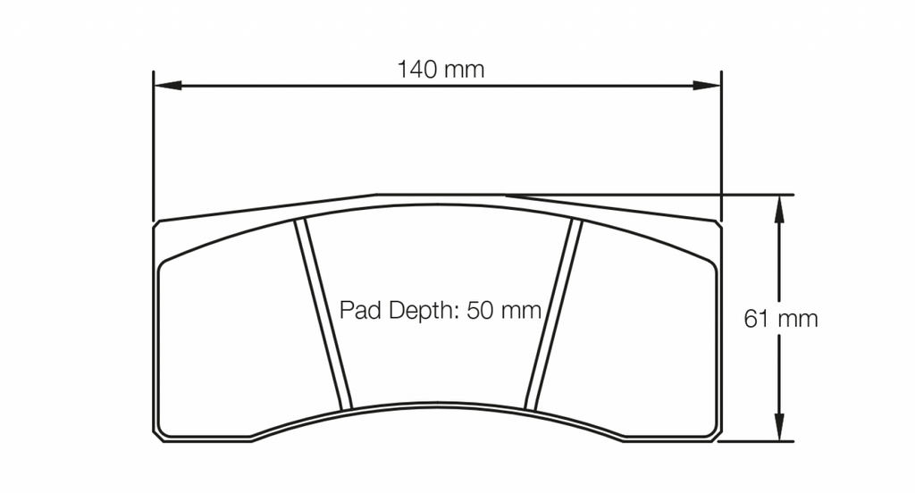 Pagid Racing 1896 RSL1 Compound Brake Pads