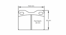 Carregar imagem no visualizador da galeria, Pagid Racing 4634 RSH42 Compound Brake Pads