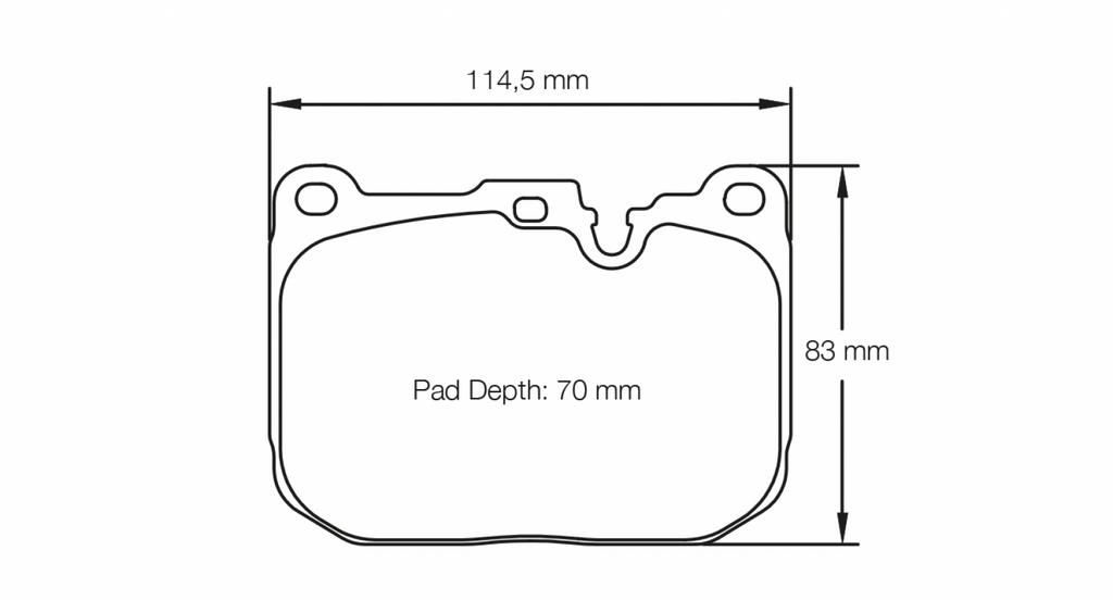 Pagid Racing 4931 RSL1 Compound Brake Pads