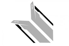 Load image into Gallery viewer, APR Sideburns - Silver APR / Black Stripe