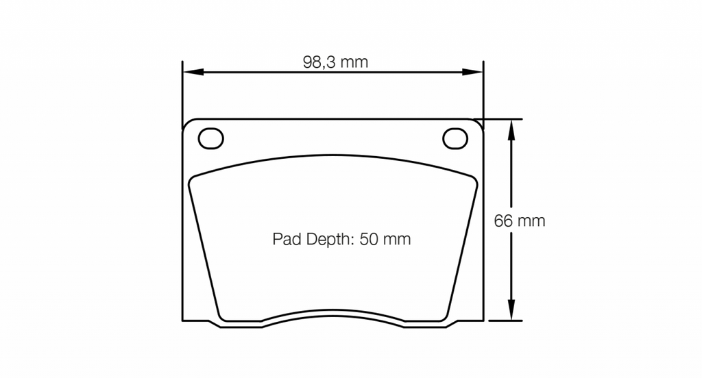 Pagid Racing 8042 RSH29E Compound Brake Pads