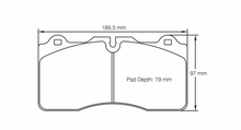 Carregar imagem no visualizador da galeria, Pagid Nissan R35 GTR (Ceramic Brakes) RSC1 Front Brake Pads